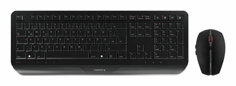 Cherry GENTIX DESKTOP - tastatur- og mussett - Tysk - svart (JD-7000DE-2)
