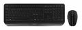 CHERRY Gentix Desktop Wireless keyboard and mouse combo kit, black