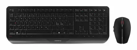 Cherry GENTIX DESKTOP - tastatur- og mussett - Pan Nordic - svart (JD-7000PN-2)