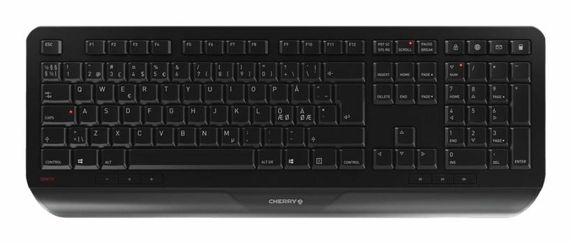 CHERRY Gentix Desktop Wireless keyboard and mouse combo kit, black (JD-7000PN-2)