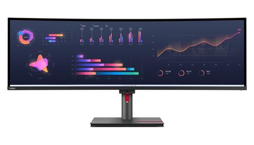 LENOVO P49w-30 49inch IPS 5120x1440 32:9 60Hz 350cd/m2 4ms 2x HDMI DP 4xUSB 3.2 G1 USB-C 3.2 G1 USB-B 3.2 G1 RJ45 2x5W Raven Black (63DBRAT1EU)