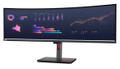 LENOVO P49w-30 49inch IPS 5120x1440 32:9 60Hz 350cd/m2 4ms 2x HDMI DP 4xUSB 3.2 G1 USB-C 3.2 G1 USB-B 3.2 G1 RJ45 2x5W Raven Black (63DBRAT1EU)