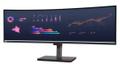 LENOVO P49w-30 49inch IPS 5120x1440 32:9 60Hz 350cd/m2 4ms 2x HDMI DP 4xUSB 3.2 G1 USB-C 3.2 G1 USB-B 3.2 G1 RJ45 2x5W Raven Black (63DBRAT1EU)