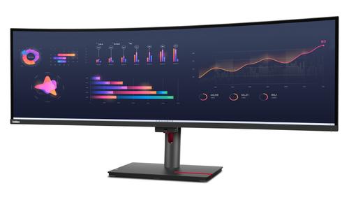 LENOVO ThinkVision P49w-30 49-inch DQHD Thunderbolt4" ultra wide Monitor (63DBRAT1UK)