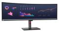 LENOVO P49w-30 49inch IPS 5120x1440 32:9 60Hz 350cd/m2 4ms 2x HDMI DP 4xUSB 3.2 G1 USB-C 3.2 G1 USB-B 3.2 G1 RJ45 2x5W Raven Black (63DBRAT1EU)