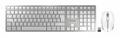 CHERRY DW9100 SLIM WRLS DT CH SI/WH SWITZERLAND - SILVER/ WHITE PERP (JD-9100CH-1)
