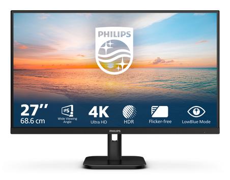 Philips 27" 4K IPS-skjerm (27E1N1800A/00)