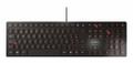 CHERRY KC6000 SLIM CORDED KB ESP BLACK SPAIN - BLACK PERP (JK-1600ES-2)