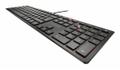 CHERRY KC6000 SLIM CORDED KB ESP BLACK SPAIN - BLACK PERP (JK-1600ES-2)