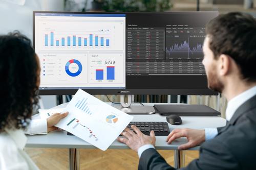 PHILIPS 34inch 3440x1440 120Hz VA CURVED H/A 180MM Pivot ULTRAWIDE USB-C DOCKING DISPLAY 100W USB HUB SPEAKERS (34B2U5600C/23)