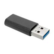 TRIPP LITE Eaton Tripp Lite Series USB 3.0 Adapter Converter USB-A to USB Type C M/F USB-C - USB adapter - USB Type A (M) to 24 pin USB-C (F) - USB 3.0 - 5 V - 900 mA - molded - black - for P/N: U360-004-SLIM, U