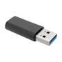 TRIPP LITE Eaton Tripp Lite Series USB 3.0 Adapter Converter USB-A to USB Type C M/F USB-C - USB adapter - USB Type A (M) to 24 pin USB-C (F) - USB 3.0 - 5 V - 900 mA - molded - black - for P/N: U360-004-SLIM, U