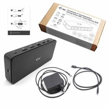 I-TEC TB4 GEN 3 DOCK 2X DISPLAY 7XUSB 2.5GLAN PD92W 1M TB4 CABLE ACCS (TB4DUALDPDOCKPDPRO)