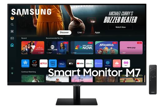 Samsung 32" Smart M7 M70D UHD Skjerm (LS32DM702UUXDU)