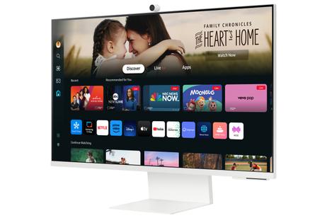 Samsung 32" 4K smart skjerm 32DM801 4k, 16:9, 3000:1, 4ms, 60hz, HDR10+, 99% sRGB (LS32DM801UUXEN)