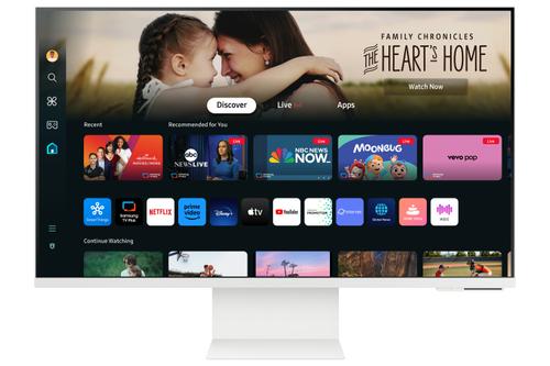 SAMSUNG 32" 4K smart skjerm 32DM801 4k, 16:9, 3000:1, 4ms, 60hz, HDR10+, 99% sRGB (LS32DM801UUXEN)