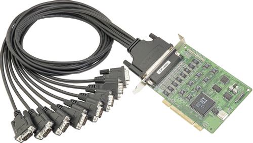 MOXA sarjaporttikortti,  8xDB9u RS-232, 32/64-bit PCI(kaapelit erikseen (CP-168U)