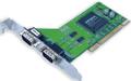 MOXA RS-232,Universal PCI, 2*DB9, 2-porttinen