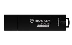 Kingston IronKey D300S Managed - USB-flashstasjon - 128 GB - TAA-samsvar