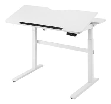 DELTACO Office, 2-Stage Single Motor Electric Desk, Tiltable Desktop (DELO-0100)