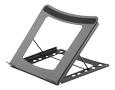 DELTACO Office, Foldable Laptop/Tablet Stand, 5 positions