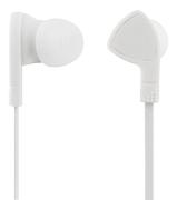 STREETZ In-Ear Headphones with Microphone, 3.5mm - White