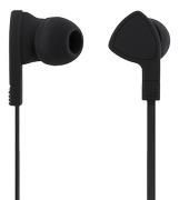 STREETZ In-Ear Headphones with Microphone, 3.5mm - Black