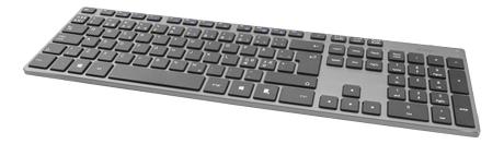 Deltaco TB-802 - tastatur - QWERTY - Pan Nordic - mørk grå (TB-802)