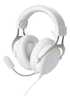 DELTACO WHITE LINE Stereo gaming headset, 50mm drivers, white (GAM-030-W)