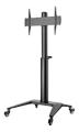 DELTACO Office Display Cart Black