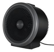 Nordic Home Culture Fan Heater, heating and cooling,2000W, black