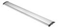 DELTACO OFFICE Cable strip in aluminum, 1104 x 139 mm, silver