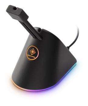 DELTACO Gaming GAM-044-RGB Mouse Bungee, svart (GAM-044-RGB)