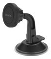 DELTACO magnetic car holder, suction mount, for mobile phone, black