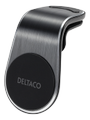 DELTACO magnetic car holder, angled air vent mount, for mobile, black