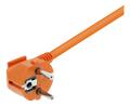 DELTACO yksiosainen jatkojohto, IP20 H05VV-F 3G1.5 20m, oranssi