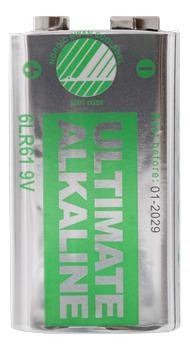 Deltaco Ultimate batteri - Svaneøkomerket x 9V / 6LR61 - Alkalisk (ULT-6LR61-1P)