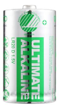 DELTACO Ultimate Alkaline batteries,  LR20/D size, 10-pack bulk (ULTB-LR20-10P)