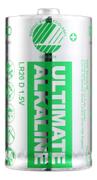 DELTACO Ultimate Alkaline batteries, LR20/D size, 10-pack