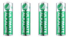 Deltaco Ultimate batteri - Svaneøkomerket - 4 x AA / LR6 - Alkalisk