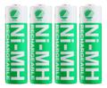 DELTACO Ultimate Ni-Mh rechargeable, LR6/AA size, 2500mAh, 4-pack