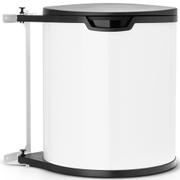 BRABANTIA Built-In Bin 15 ltr White m/inderspand og låg