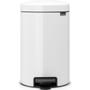 BRABANTIA Pedalspand BRABANTIA NewIcon 12L hvid