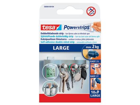 TESA powerstrips large 10stk (58000-00104-20)