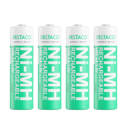 DELTACO Ultimate NiMh rechargeable LR6/AA size 2300mAh 4pack (SG)