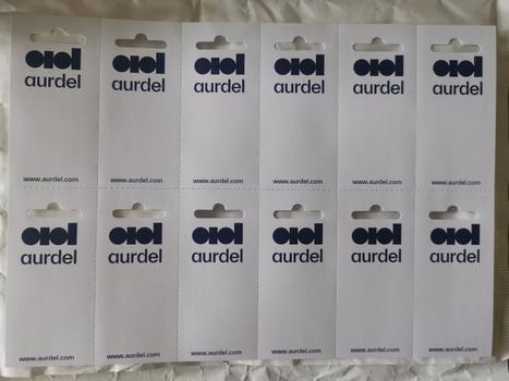 AuroraGroup Out of stock sign Aurora 50 sheet x 12 pcs ( 600 pcs ) (45 x 120mm)