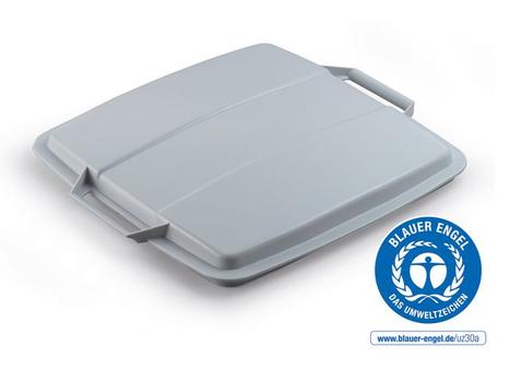 DURABLE Durabin Eco låg t/90L affaldsspand grå (1800506050)
