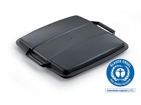 DURABLE Durabin Eco låg t/90L affaldsspand sort (1800506221)