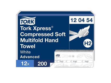 TORK 120454 Xpress Advanced håndklædeark 2-lags W-fold H2 (120454)