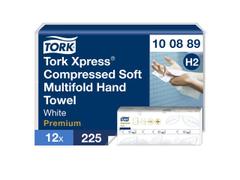TORK Papirhåndklæder ark, Tork Premium Extra Soft, 2 lag, hvid 212mmx240mm, kasse a 2700 stk FSC Mix Credit